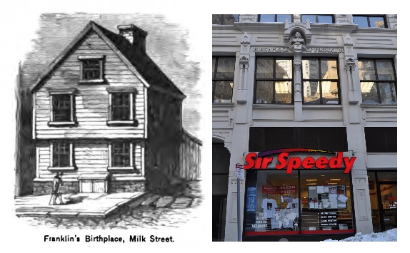Franklin Birthplace, Milk Street
