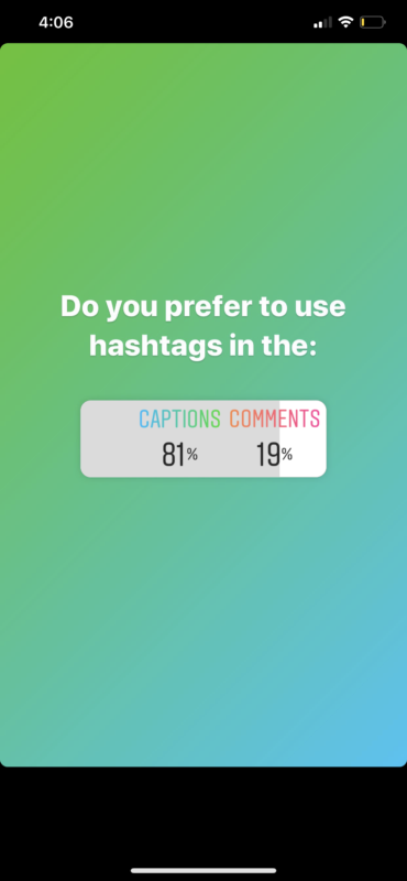 hashtag poll