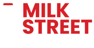 Milk Street - white logo