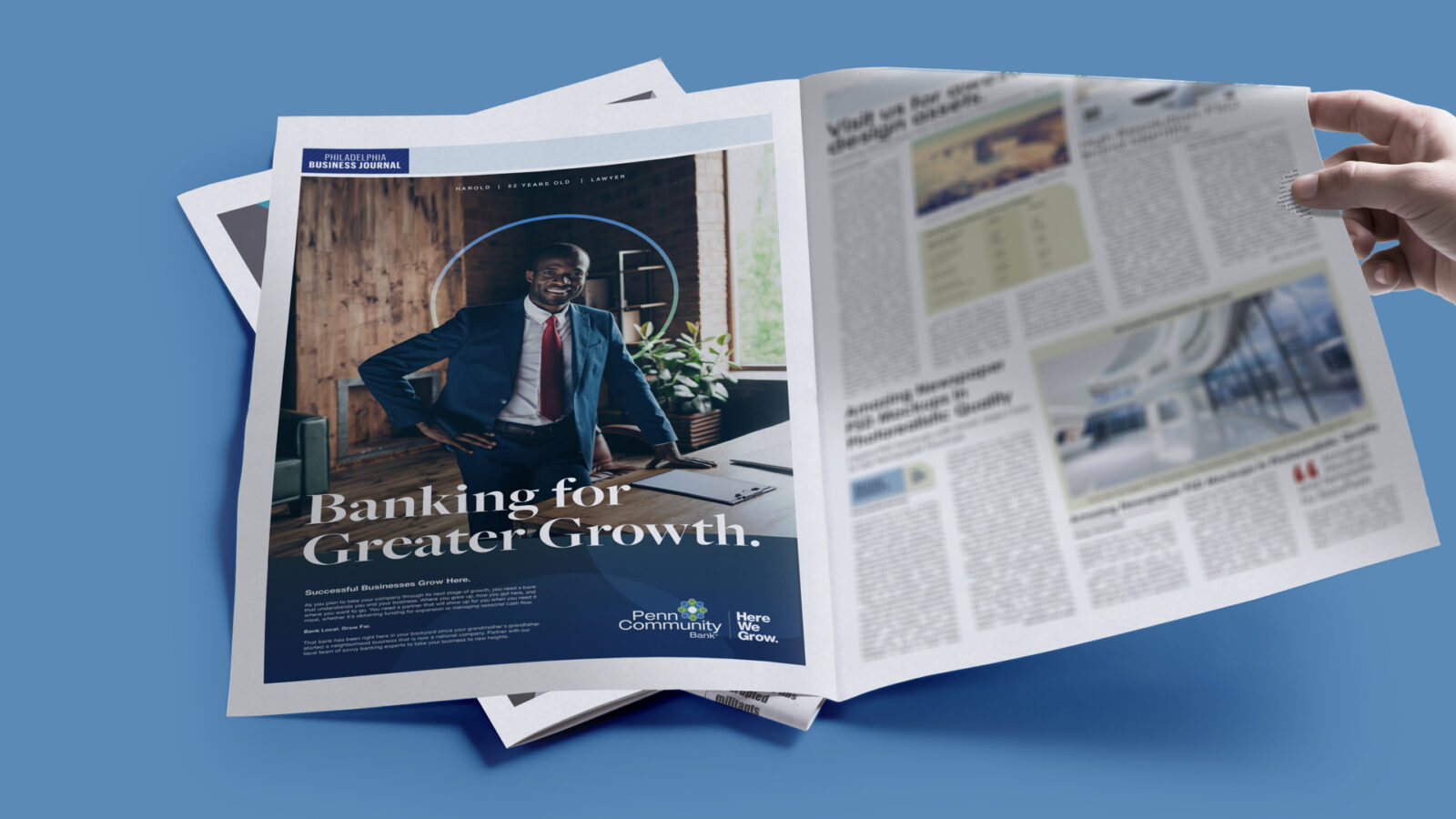 Penn Community Bank - newspaper ads